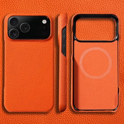 Echtleder Nappa-Handyhülle aus Rindsleder für Apple iPhone 17 / 17 Pro Max / 17 Air – Premium Design