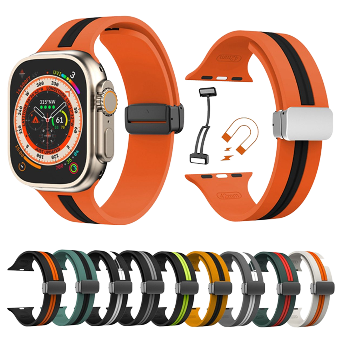 Silikonarmband Magnetischer Verschluss für Apple Watch Series & Ultra