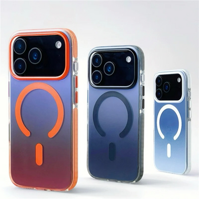 Transparente Farbverlauf-Hülle für iPhone 17 / 17 Pro Max / 17 Air – MagSafe