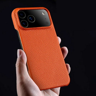 Echtleder Nappa-Handyhülle aus Rindsleder für Apple iPhone 17 / 17 Pro Max / 17 Air – Premium Design