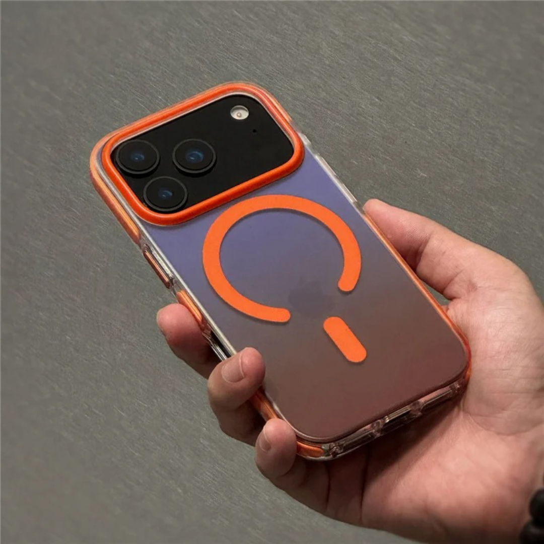 Transparente Farbverlauf-Hülle für iPhone 17 / 17 Pro Max / 17 Air – MagSafe