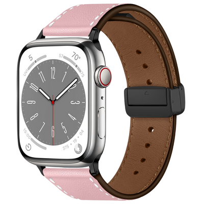 Magnetisches Feinleder Armband für Apple Watch Ultra & Series