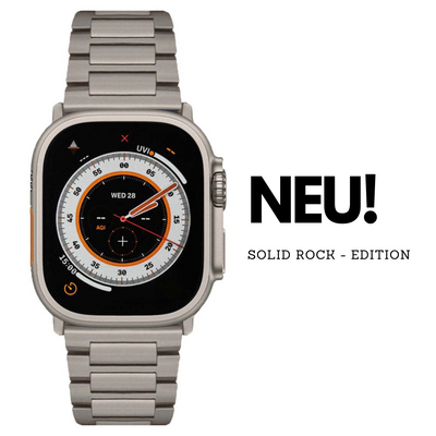 NEU - Solid Rock Titan Armband für Apple Watch Series & Ultra