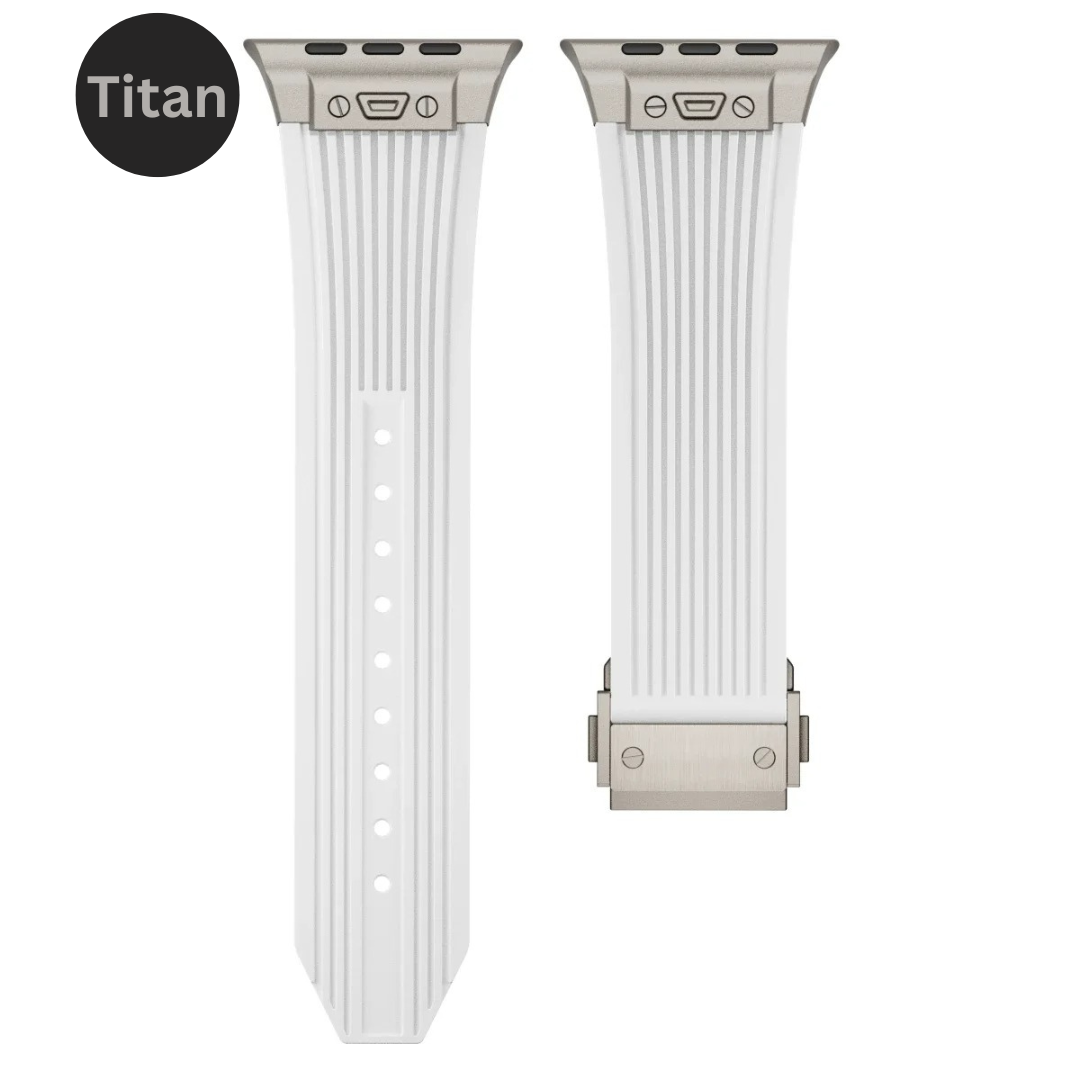 Royal Kautschuk Titan Armband für Apple Watch Series & Ultra