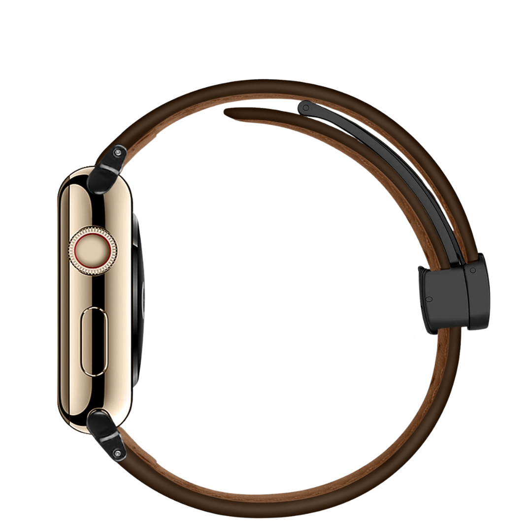 Magnetisches Feinleder Armband für Apple Watch Ultra & Series