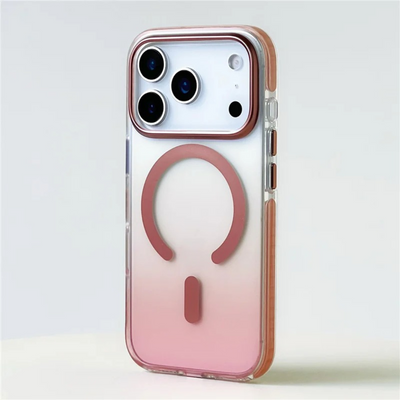 Transparente Farbverlauf-Hülle für iPhone 17 / 17 Pro Max / 17 Air – MagSafe