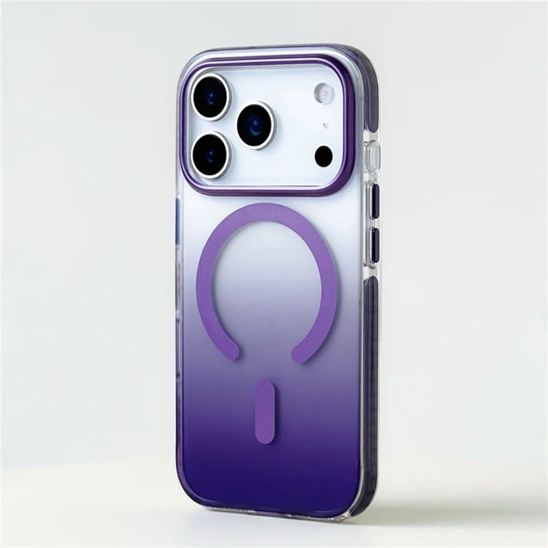 Transparente Farbverlauf-Hülle für iPhone 17 / 17 Pro Max / 17 Air – MagSafe