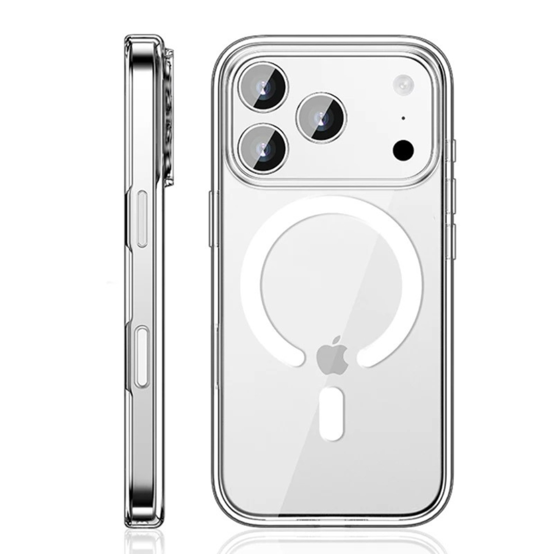 Transparente MagSafe-Hülle für iPhone 17 / 17 Pro Max / 17 Air – Klar & MagSafe