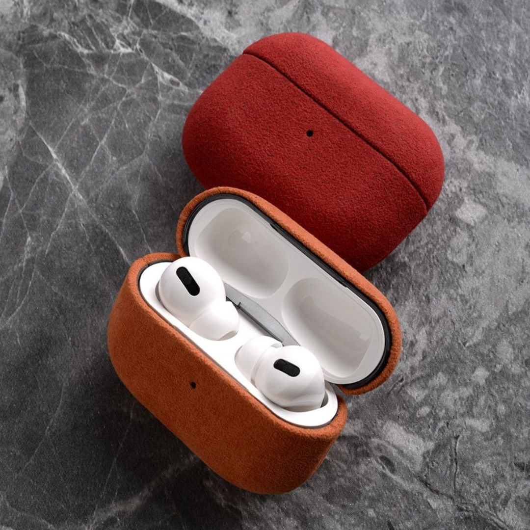 Wildleder AirPods Hülle für iPhone 14 Pro Max, iPhone 14 Pro, iPhone 14 Max, iPhone 14, iPhone 13 Pro Max, iPhone 13 Pro, iPhone 13, iPhone 12 Pro, iPhone 12, iPhone 12 Pro Max, iPhone 12 Mini, iPhone 11 Pro Max, iPhone 11 Pro, Max, iPhone XR, iPhone X, iPhone SE (2020)