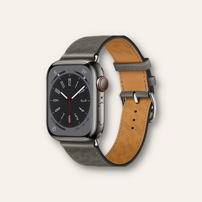 Diagonal Single Tour - Leather strap for Apple Watch Series &amp; Ultra